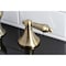 Kingston Brass KC7063AL Vintage 8" Widespread Bathroom Faucet, Antique Brass KC7063AL - alternate 6